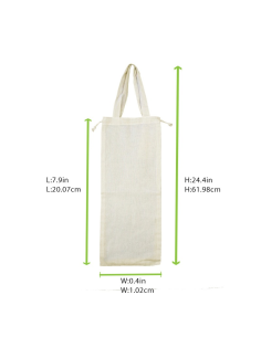 50 Pcs - Sac à pain tradition en coton 10x200mm H500mm 2