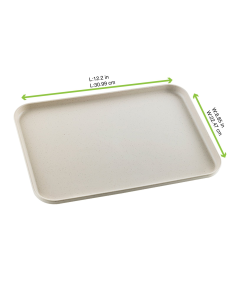 30 Pcs - Plateau réemployable beige - 310 x 225 mm, Hauteur: 16 mm 2