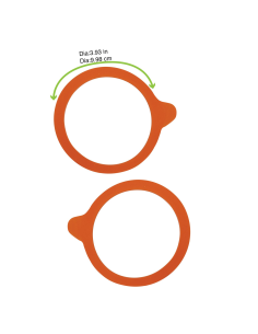 10 Pcs - Joint orange hermétique Weck - Ø100 mm, pour conservation optimale 2