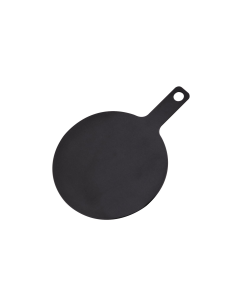 6 Pcs - Planche ronde noire en fibre de bois - 288x203x6 mm