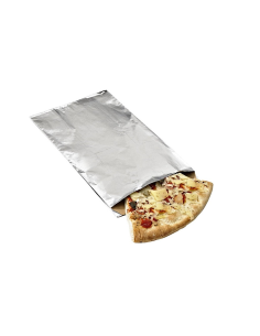 250 Pcs - Sac aluminium intérieur kraft brun - 9 cm x 30 cm x 4 cm