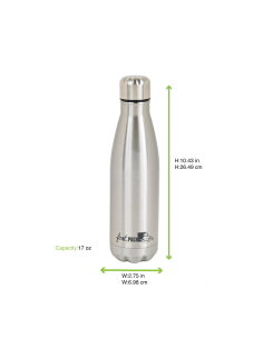 12 Pcs - Bouteille à eau inox isotherme 500ml - Ø35mm, Hauteur: 265mm 2