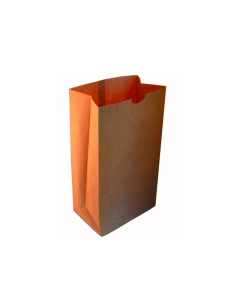 100 Pcs - Sac SOS papier kraft brun - 18 x 11 x 35 cm, robuste et écologique