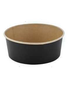 45 Pcs - Saladier rond Buckaty noir - Ø185 mm, Hauteur: 70 mm