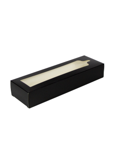 50 Pcs - Boîte avec fenêtre en PET pour planche 300x95mm H50mm