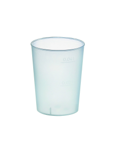 50 Pcs - Gobelet plastique réutilisable "Optimal" - 50 ml, Ø40 mm, H50 mm