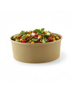 45 Pcs - Saladier kraft "Buckaty" - Multi-usage, Ø150 mm, Hauteur: 50 mm