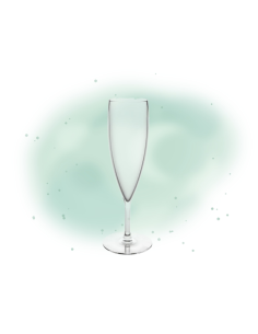 8 Pcs - Flûte à champagne plastique PS - 170 ml, Hauteur: 195 mm 2