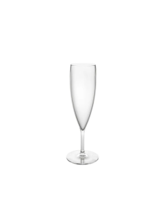 8 Pcs - Flûte à champagne plastique PS - 170 ml, Hauteur: 195 mm