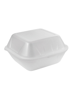 50 Pcs - Coquille plastique PSE blanche - 13,5 x 12,5 x 7 cm, 50 unités