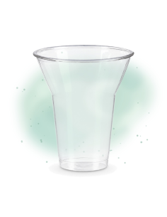 50 Pcs - Pot plastique PET 360 ml - Diam: 9,5 cm, Hauteur: 11,2 cm 2