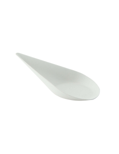 30 Pcs - Mise en bouche blanche Goutte - 105 x 52 mm, Hauteur: 30 mm