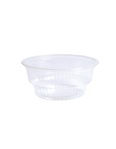 50 Pcs - Coupe dessert PET transparent - 170 ml, Diam: 9,8 cm, Hauteur: 3,5 cm