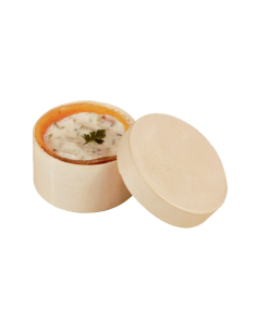 10 Pcs - Boîte en bois ronde avec couvercle - Ø65 mm, Hauteur: 45 mm 2