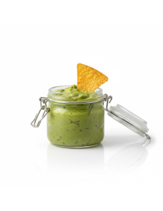 12 Pcs - Mini bocal en verre avec joint silicone vert clair - 100 ml, Diam: 5,8 cm, Hauteur: 7 cm 2