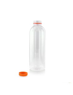 150 Pcs - Bouteille PET transparente - 500 ml, Ø 6,8 cm, Hauteur: 18,7 cm