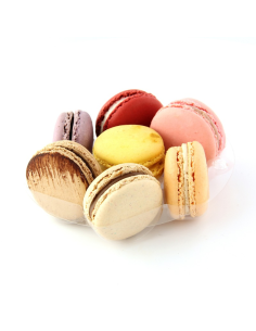 25 Pcs - Insert plastique PET transparent pour 7 macarons - 13 cm, Hauteur: 2 cm