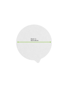 500 Pcs - Opercover Blanc - Diam: 156 mm, idéal pour protéger vos plats 2