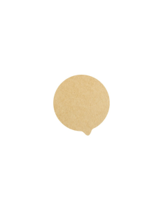 1000 Pcs - Opercover Kraft - Diamètre 88 mm, idéal pour emballages horeca