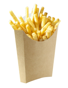 50 Pcs - Pochette kraft pour frites 480 ml 11,5 x 9 x 14 cm 2