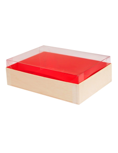 100 Pcs - Couvercle PET transparent "Samourai" - 16,1 x 11,4 x 5 cm, idéal horeca