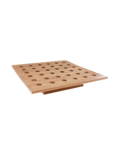 1 Pcs - Support en bambou pour cônes - 36 trous, 40 x 40 cm, Hauteur: 8,5 cm