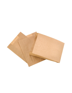 250 Pcs - Sac kraft brun ingraissable - 14 x 7 x 21 cm, idéal tout usage 2