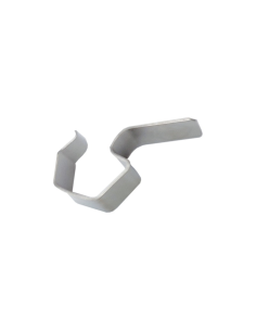 12 Pcs - Clip de fermeture inox pour bocal Weck - 30x15 mm, Hauteur: 1 mm