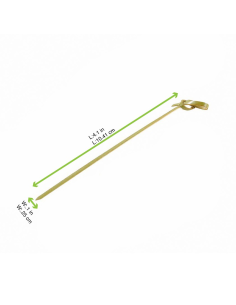 100 Pcs - Pique bambou "Noshi" 10,5 cm, Idéal pour apéritifs 2