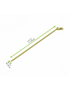 100 Pcs - Pique bambou boucle "Noshi" - 12 cm, Eco-friendly 2