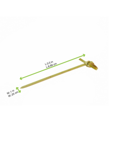 100 Pcs - Piques bambou "Noshi" - Longueur: 9 cm, idéal pour vos présentations 2