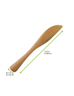 50 Pcs - Mini couteau bambou "Mikni" - 9 cm, idéal pour vos événements horeca 2