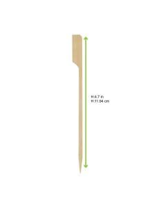 100 Pcs - Pique en bambou "Teppo Gushi" - 12 cm, Idéal pour buffets 2