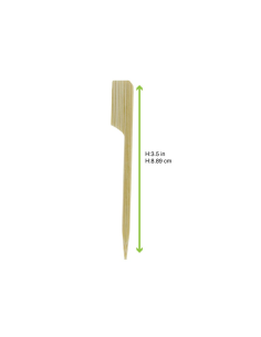 100 Pcs - Pique bambou "Teppo Gushi" - 9 cm, idéal pour vos présentations 2