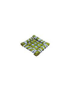 100 Pcs - Carré bambou tressé - 50x50 mm, Écologique et Durable