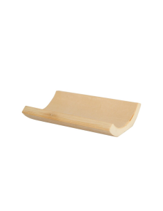 10 Pcs - Mini plat bambou "Yaki" - Lisse, Design élégant pour service raffiné