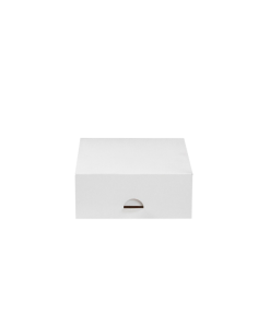 50Pcs - Boîte pâtissière carton blanche 140x140mm H60mm