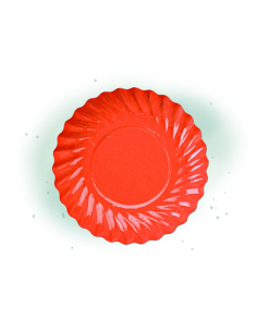 200 Pcs - Coupelle carton double face orange/citron - Diam: 9 cm, 9 x 9 cm 2