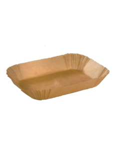 50 Pcs - Caissette papier cuisson ovale brune - Siliconée, 29,5 x 20,5 cm, Hauteur: 6,5 cm