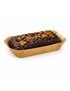 50 Pcs - Caissette papier cuisson ovale brune - Siliconée, 29,5 x 20,5 cm, Hauteur: 6,5 cm 2