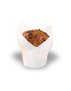 100 Pcs - Caissettes de cuisson tulipe en papier - Diam: 5 cm, Hauteur: 9,5 cm