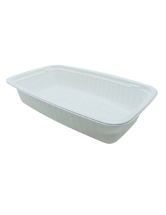 360 Pcs - Barquette scellable 1/4 rectangle - 1500 ml, 264 mm x 55 mm