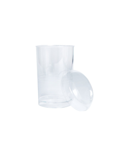200 Pcs - Couvercle transparent plastique PET - Hauteur: 10 mm
