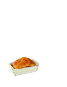 500 Pcs - Moule en bois pour cuisson - 115x60x35 mm