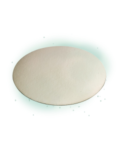 100 Pcs - Rond carton double face or/noir - Diam: 32 cm 2