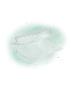 120 Pcs - Boîte blister plastique transparente - 26 cm, 315x315 mm, Hauteur: 110 mm 2