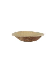 25 Pcs - Coupelle ronde en palmier - 100 ml, Diam: 10 cm, Hauteur: 2 cm