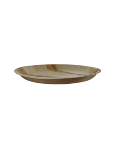 25 Pcs - Assiette ronde en palmier - Diam: 30 cm, Hauteur: 3,5 cm