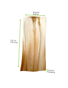 10 Pcs - Feuille de palmier naturelle - 55 cm x 32 cm 2