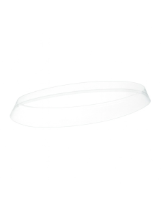 100 Pcs - Couvercle PET transparent - 23 x 14 x 3 cm, idéal pour la restauration